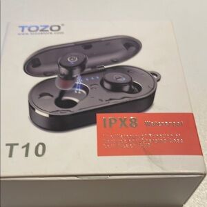 TOZO T10 Black Wireless Earbuds